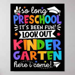 Affiche Si Longue Maternelle De L'École Préscolaire Ici Je