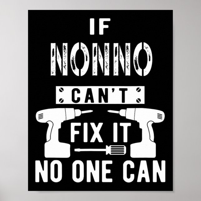 Affiche Si Nonno ne parvient pas à le réparer, personne ne (Devant)