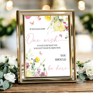 Affiche "Si Nous Avions Un Souhait, Vous Seriez Ici