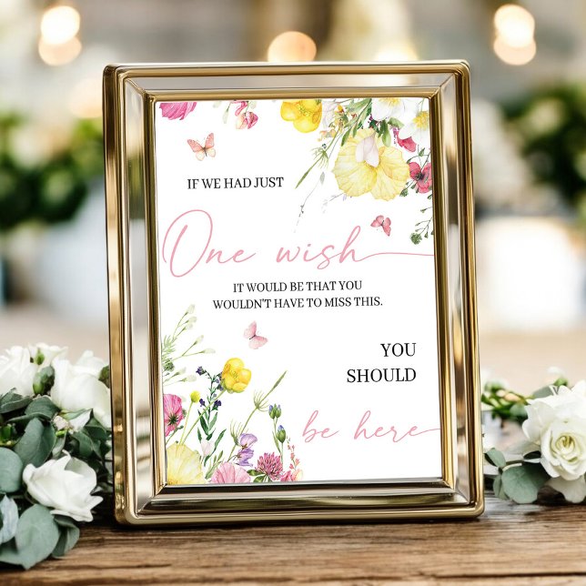 Affiche "Si nous avions un vœu, vous seriez là (Créateur téléchargé)