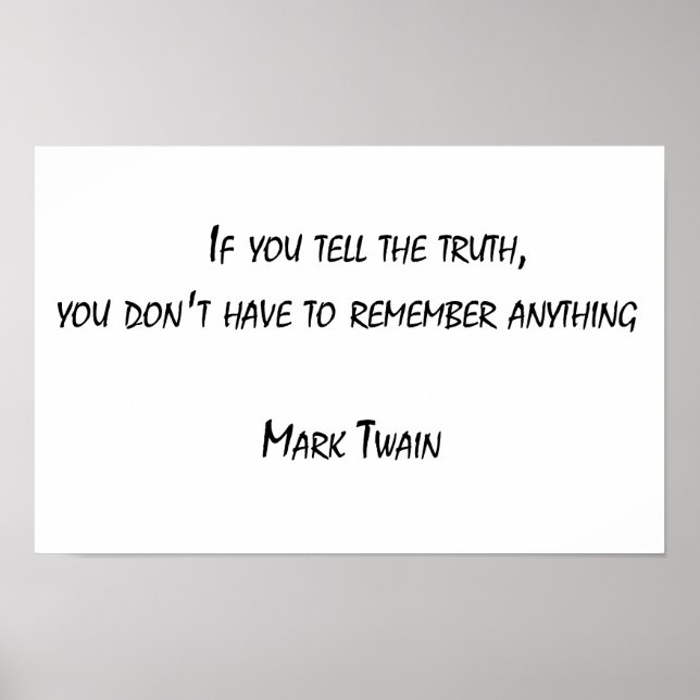 Affiche Si tu dis la vérité (Devant)