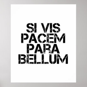 Affiche Si Vis Pacem Para Bellum