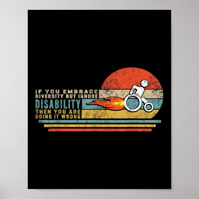 Affiche Si Vous Acceptez La Diversité Mais Ignorez Le Hand (Devant)