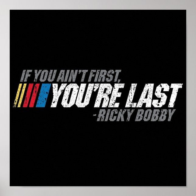 Affiche Si Vous Aimez D'Abord Vous Êtes Dernier (Devant)