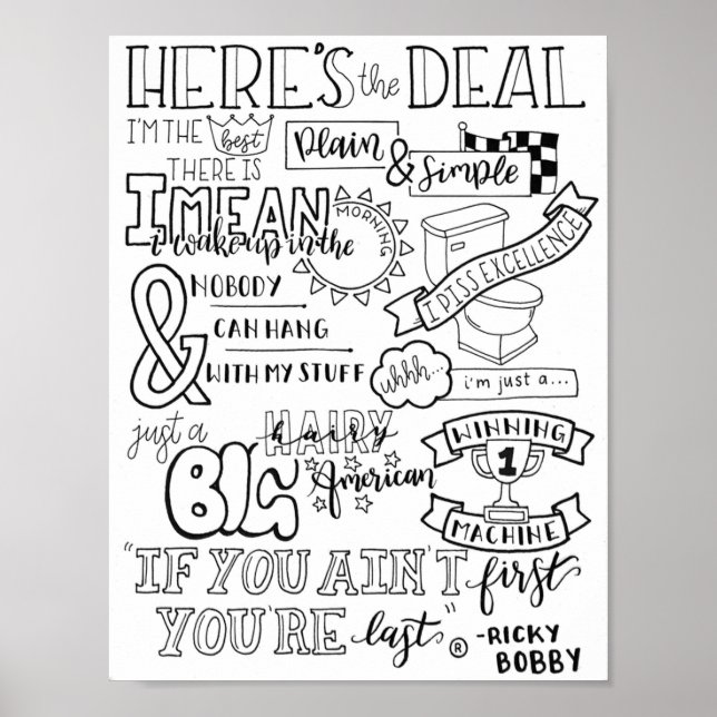 Affiche Si Vous Aimez D'Abord Vous Êtes Dernier (Devant)