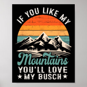 Affiche Si vous aimez mes montagnes, vous aimerez ma rando