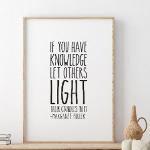 Affiche Si vous avez des connaissances laissez les autres,