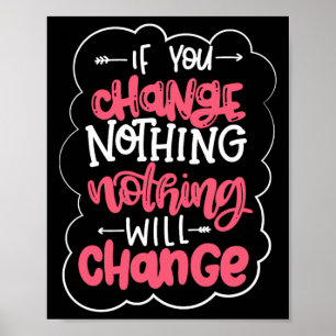Affiche Si Vous Changez, Rien Ne Changera