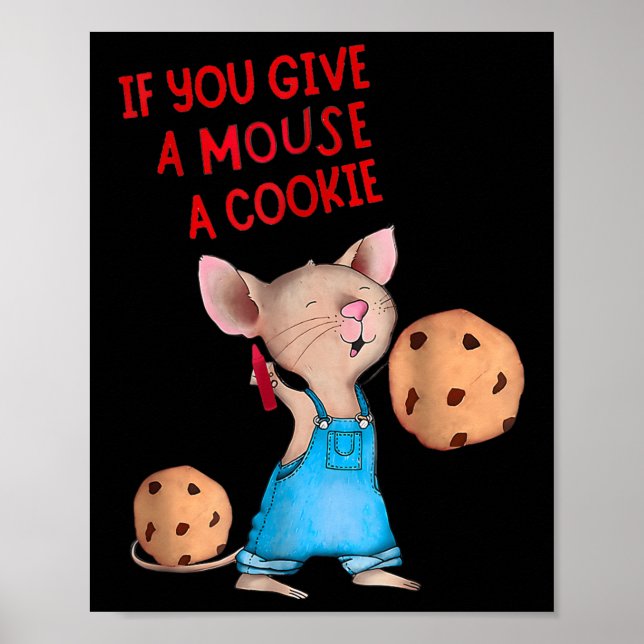 Affiche Si Vous Donnez Une Souris Un Costume De Cookie Enf (Devant)