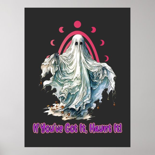 Affiche Si vous l'avez fait hanter - Halloween (Devant)