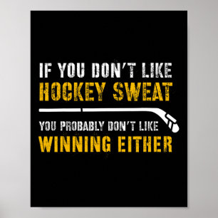 Affiche Si vous n'aimez pas le hockey