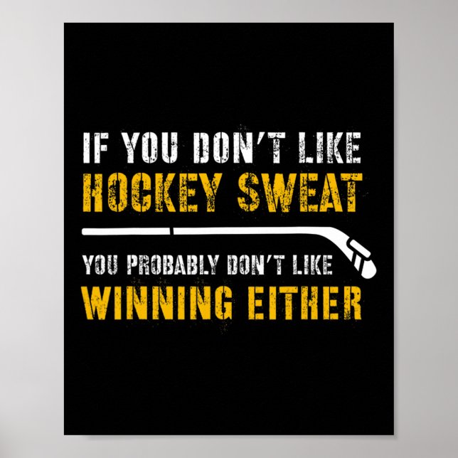 Affiche Si vous n'aimez pas le hockey  (Devant)