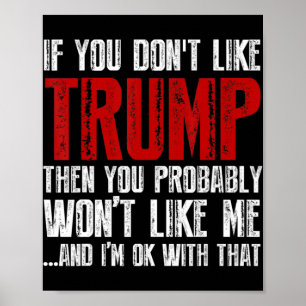 Affiche Si vous n'aimez pas Trump