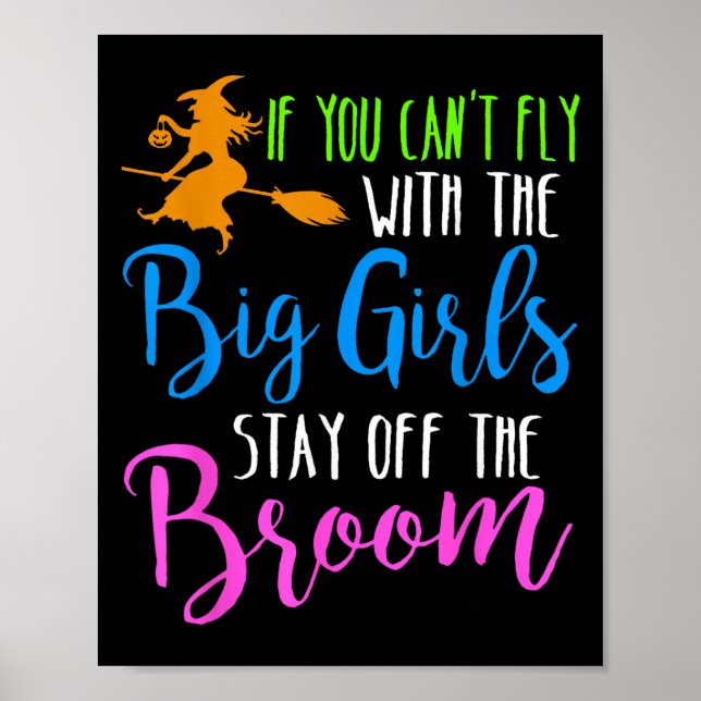 Affiche Si vous ne pouvez pas voler avec les grandes fille (Devant)