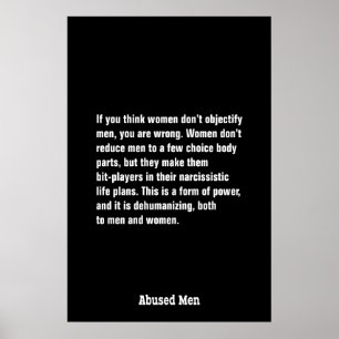 Affiche Si vous pensez les femmes ne font pas des hommes
