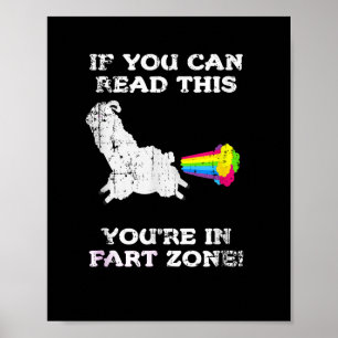 Affiche Si Vous Pouvez Lire Cela Vous Dans Fart Zone Drôle