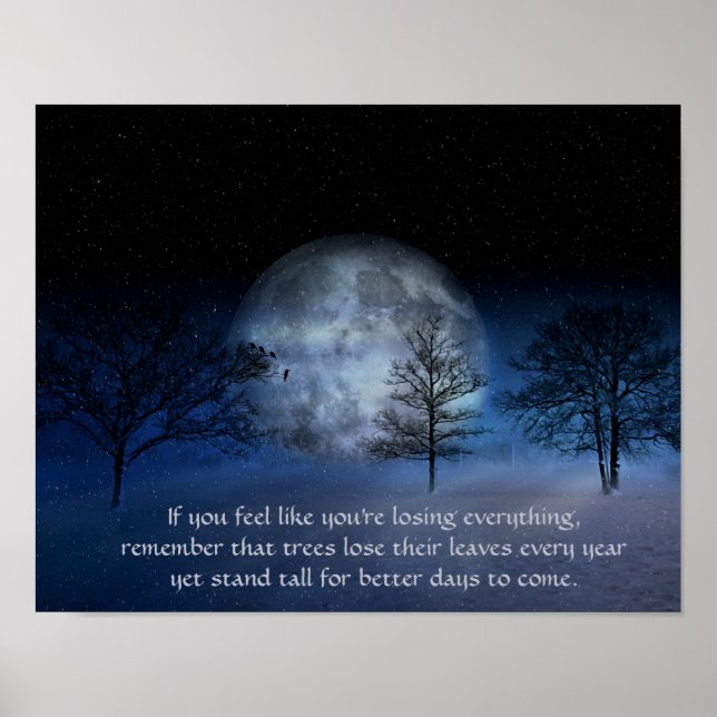 Affiche Si vous vous sentez en train de perdre - Citation  (Devant)