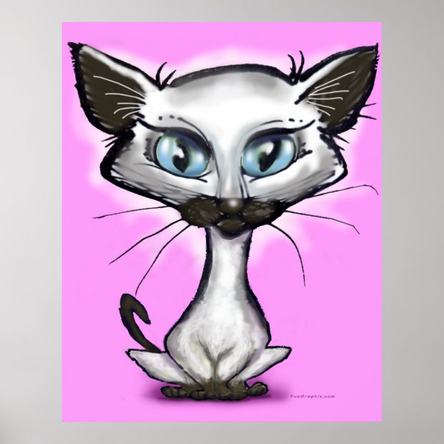 Affiche Siamese Kitten (Devant)