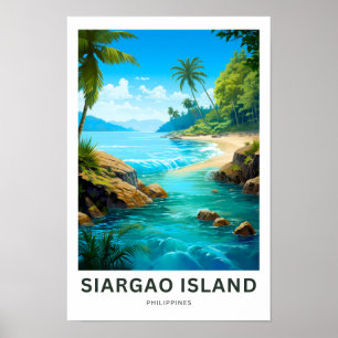Affiche Siargao Island Philippines Imprimer Voyage