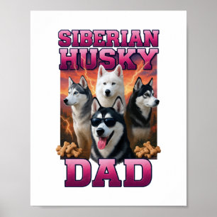 Affiche Sibérien Husky