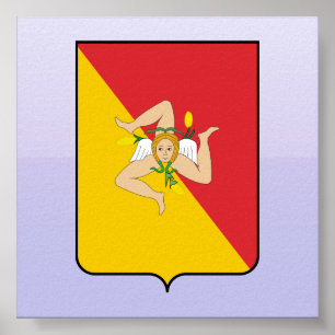 Affiche Sicile, Italie