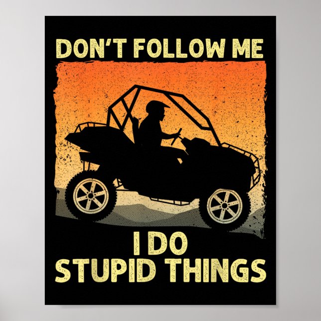 Affiche Side-by-side Design For Men Women Utv Atv Sxs Off  (Devant)