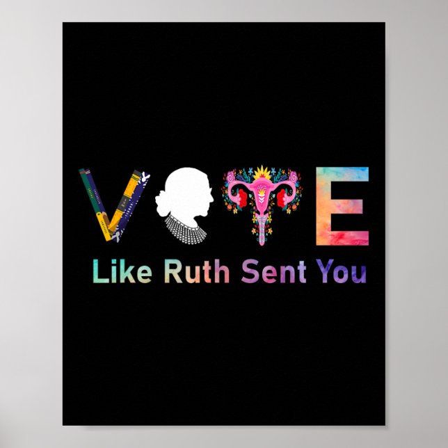 Affiche Side Vote Comme Ruth Vous A Envoyé Feminist Vote I (Devant)