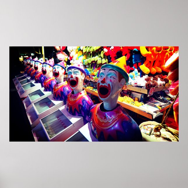 Affiche Sideshow Alley Laughing Clowns (Devant)