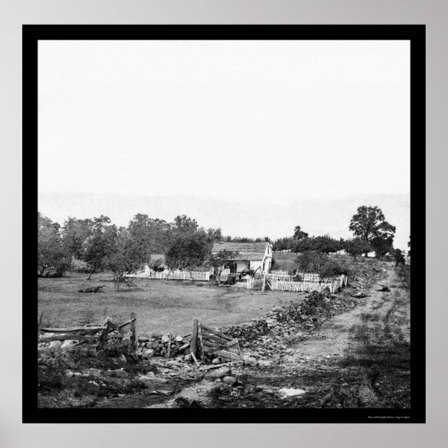 Affiche Siège de l'Union à Gettysburg 1863 (Devant)