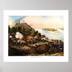 Affiche Siège de Vicksburg Ulysses S. Grant 1888