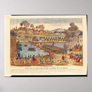 Affiche Siège de Vienne, le 10 mai 1809