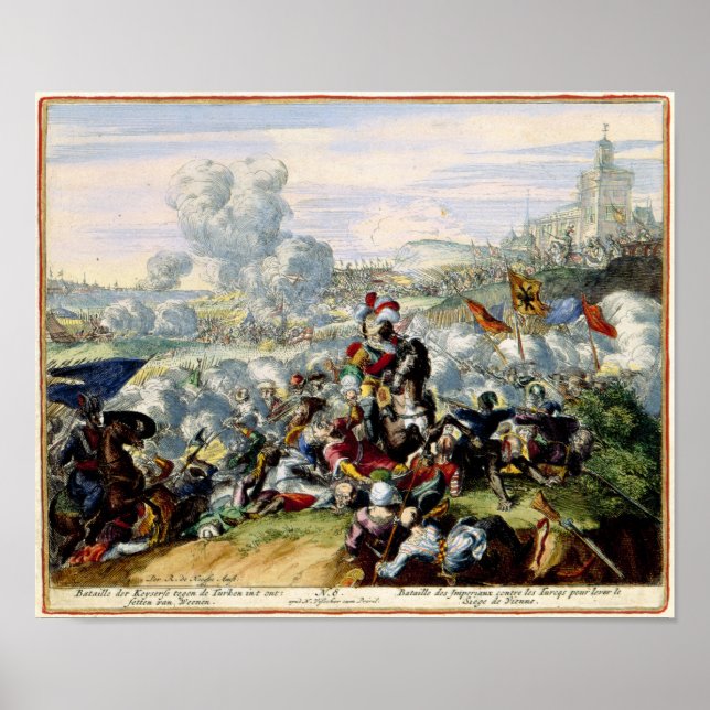 Affiche Siège turc de Vienne 1683 (Devant)