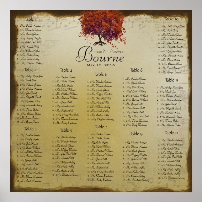 Affiche Sièges de la Renaissance médiévale Graphique 12 Ta (Devant)