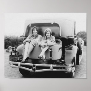 Affiche Sièges en lambeaux pour voitures anciennes de l'èr