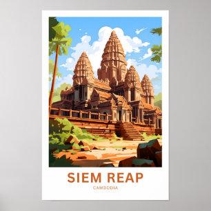 Affiche Siem Reap Cambodge - Imprimer