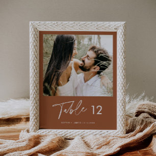 Affiche SIENNA Bohemian Photo Table Numéro 8x10