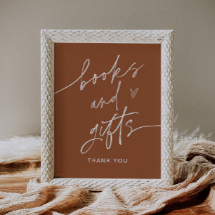 Affiche SIENNA Symbole Baby shower Livres Et Cadeaux