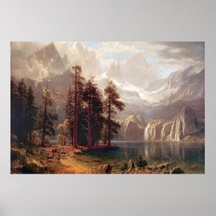 Affiche Sierra Nevada d'Albert Bierstadt, 1871