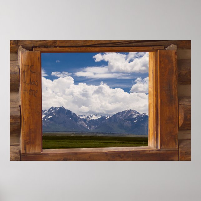 Affiche Sierra Nevada par fenêtre Cabine (Devant)