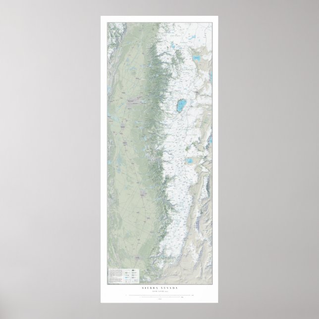 Affiche Sierra Snow Cover 2017 (Devant)