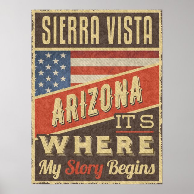 Affiche Sierra Vista Arizona (Devant)