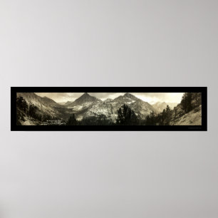 Affiche Sierras Mt Brewer Photo 1911