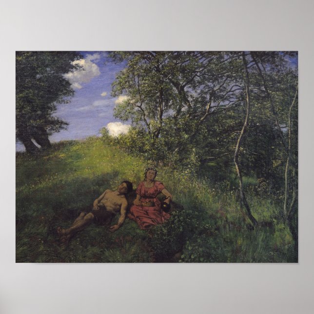 Affiche Siesta, 1889 (Devant)