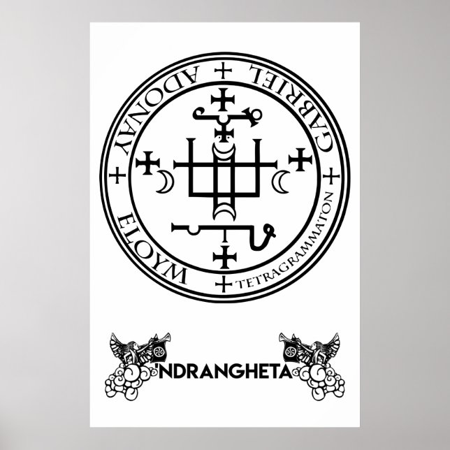 Affiche sigillo Arcangelo Gabriele - 'Ndrangheta (Devant)