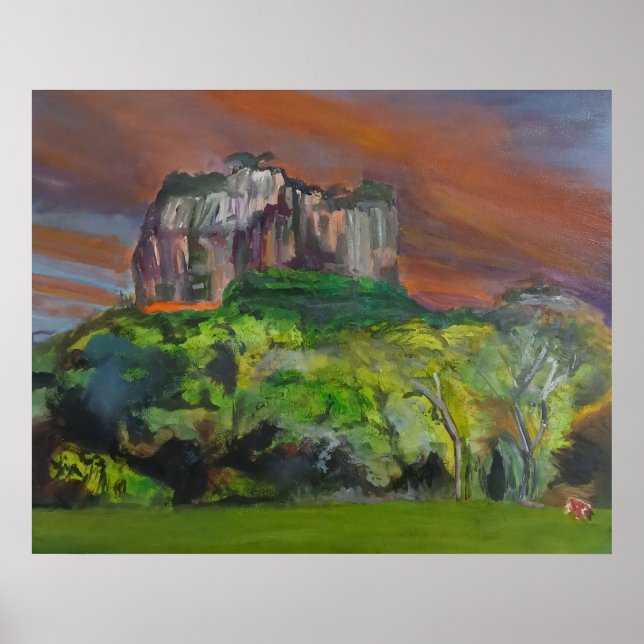Affiche Sigiriya, le rocher du Lion - Sri Lanka vibrant (Devant)