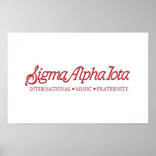 Affiche Sigma Alpha Iota Fraternité Internationale de Musi
