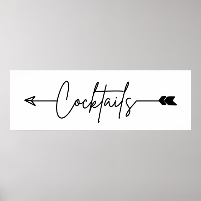 Affiche Signal Cocktails direction Mariage (Devant)