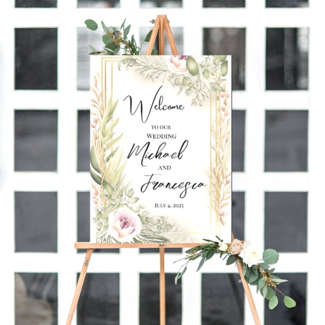 Affiche Signal d'accueil mariage (Créateur téléchargé)