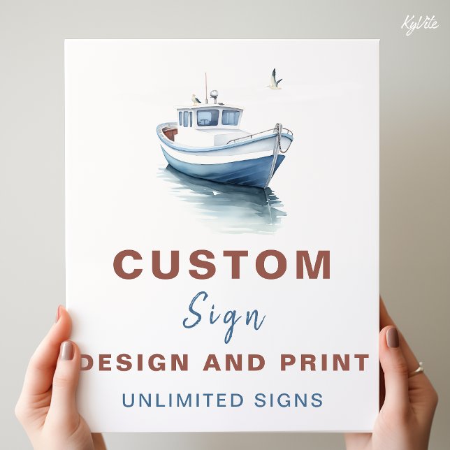 Affiche Signal d'anniversaire - Boy (Créateur téléchargé)