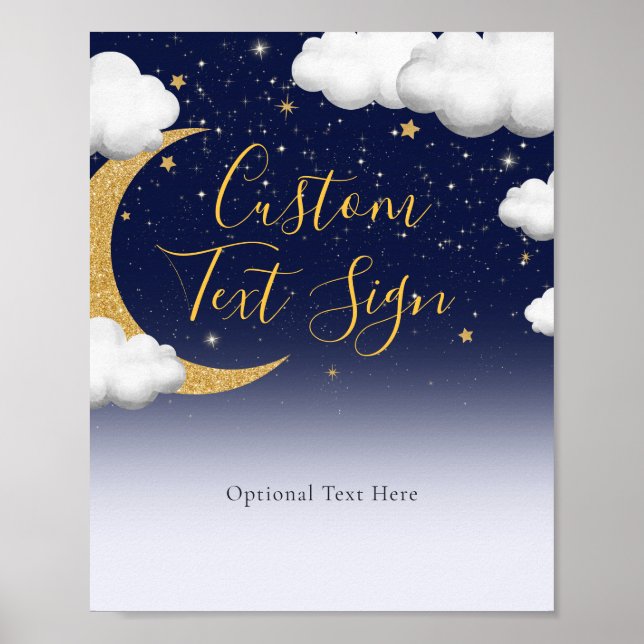 Affiche Signal d'anniversaire Twinkle Little Star (Devant)